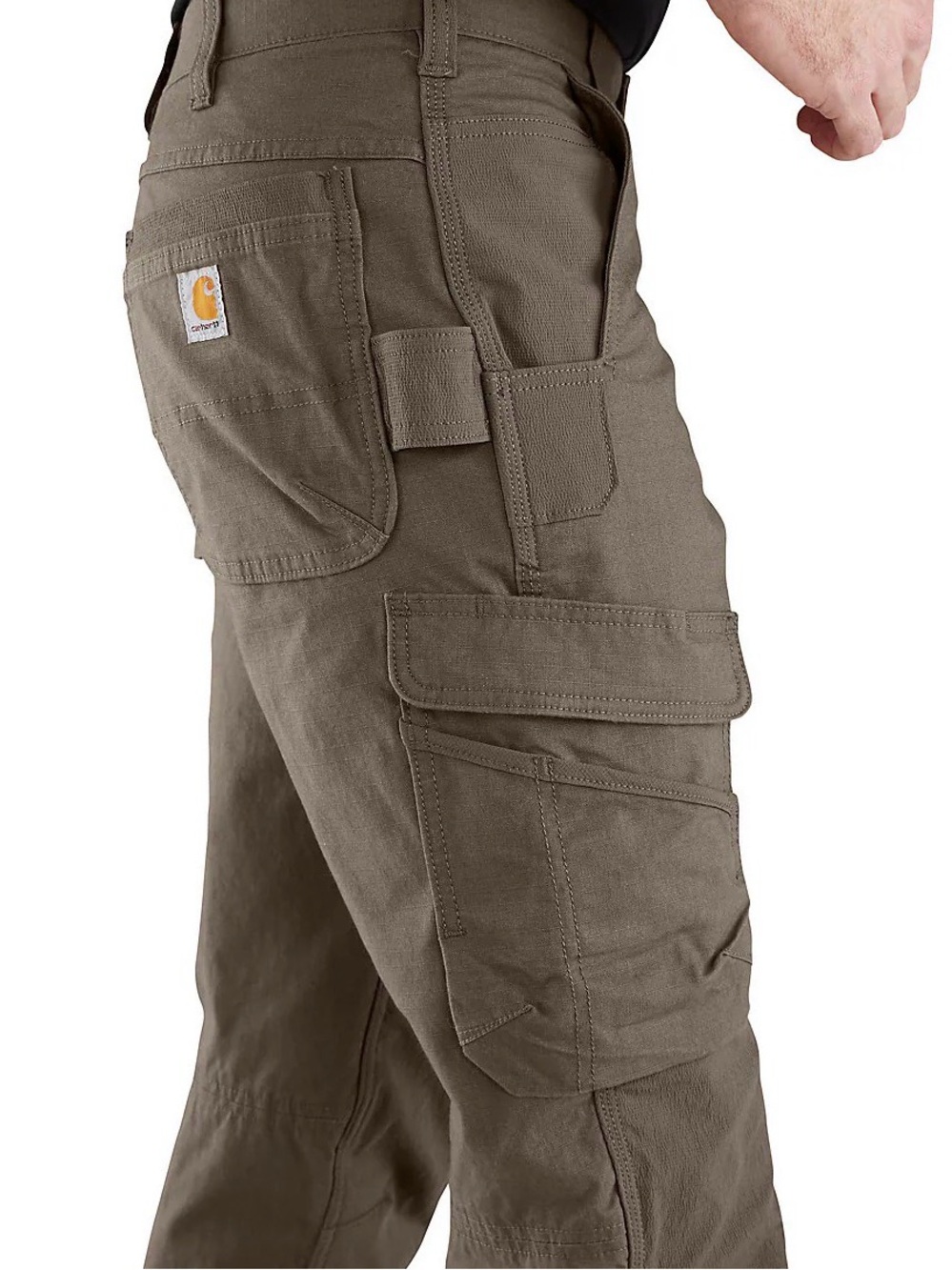 Carhartt Steel Rugged Flex Relaxed Fit Double-Front Cargo Work Pant 34x32 Tarmac - Picture 3 of 10